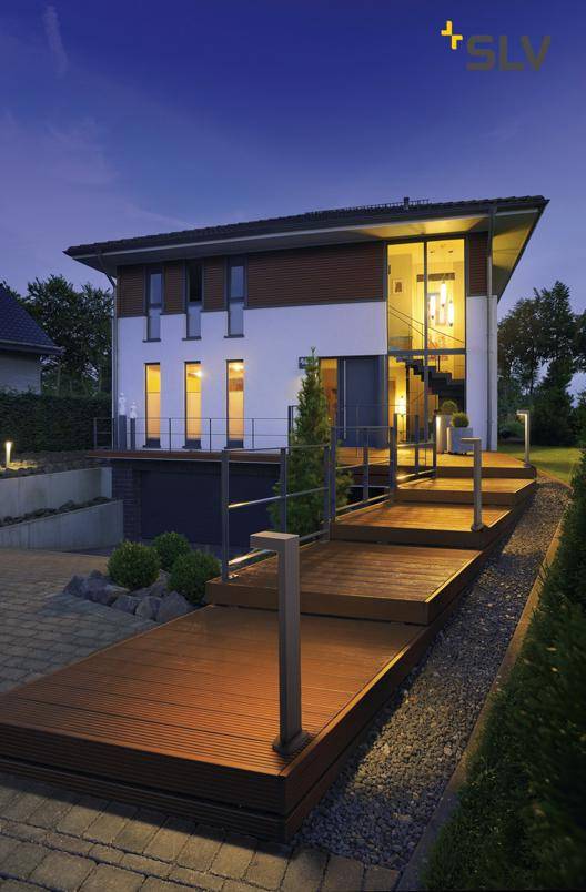 SLV Quadrasyl SL75 grijs tuinlamp