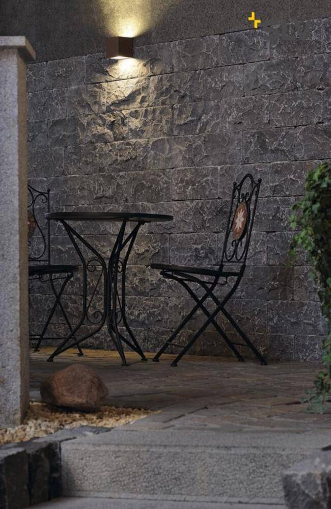 SLV Sitra Cube ROESTKLEUR wandlamp