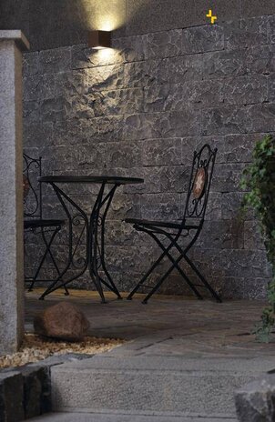 SLV Sitra Cube ROESTKLEUR wandlamp