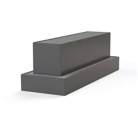 Waterblok aluminium 300 x 70 x 70 cm Waterblok aluminium 300 x 70 x 70 cm
