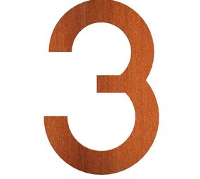 cortenstaal 12 cm, nr. 3 cortenstaal 12 cm, nr. 3