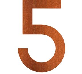 cortenstaal 12 cm, nr. 5 cortenstaal 12 cm, nr. 5