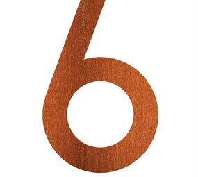 cortenstaal 12 cm, nr. 6 cortenstaal 12 cm, nr. 6