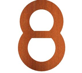 Cortenstaal 12 cm, nr. 8 Cortenstaal 12 cm, nr. 8