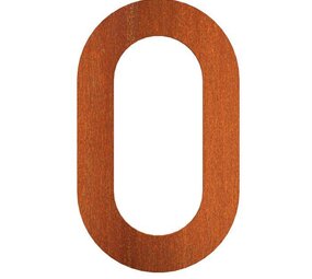 Cortenstaal 12 cm, nr. 0 Cortenstaal 12 cm, nr. 0