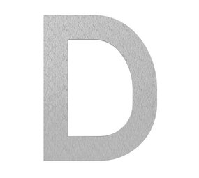 RVS 9 cm, letter D