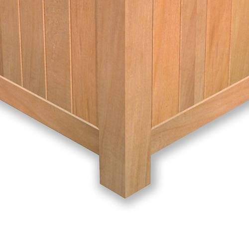 Valencia 120x120x95 cm houten bloembak