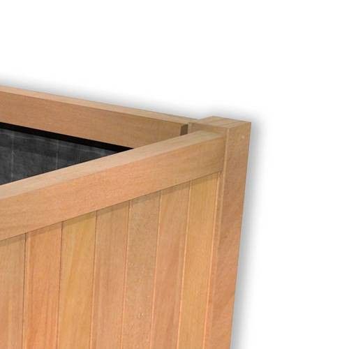 Valencia 100x100x95 cm houten bloembak