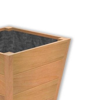 Sevilla 55x55x74 cm houten bloembak