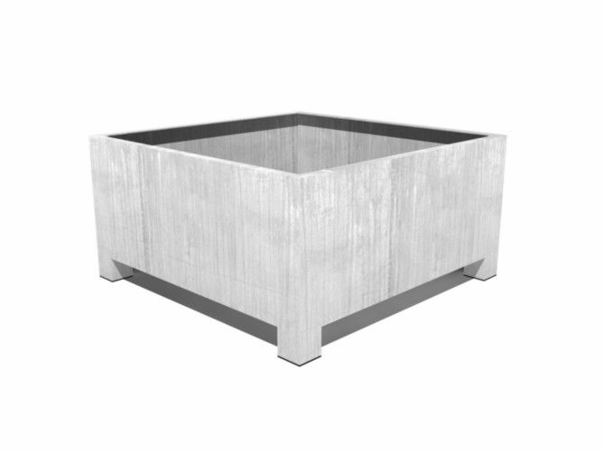 VADIM verzinkte plantenbak 140 x 140 x 80 cm afbeelding