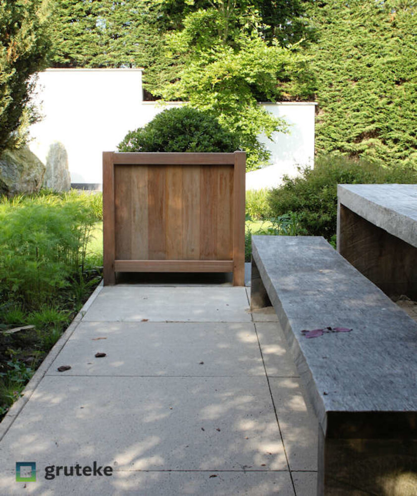 Valencia 100x100x95 cm houten bloembak Valencia 100x100x95 cm houten bloembak