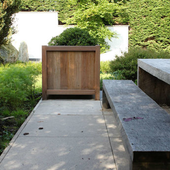 Valencia 100x100x95 cm houten bloembak