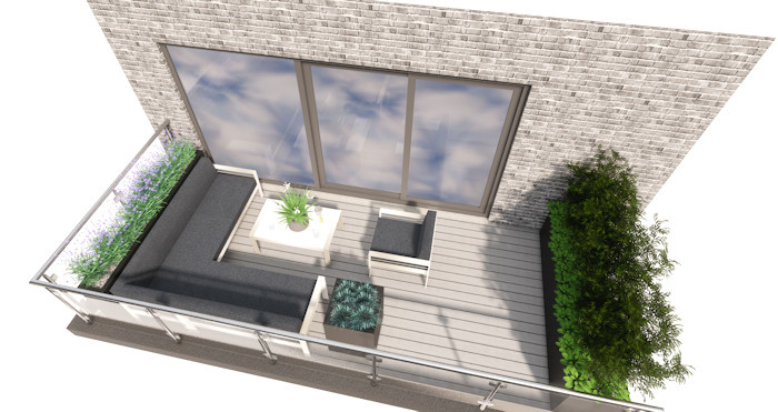 ontwerp balkon