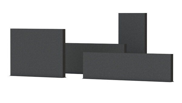 Tuinmuur aluminium 300 x 15 x h 194 cm