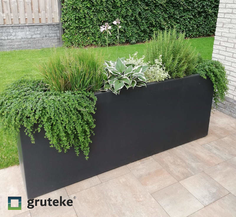 Buxus polyester 120x40x80 cm plantenbak