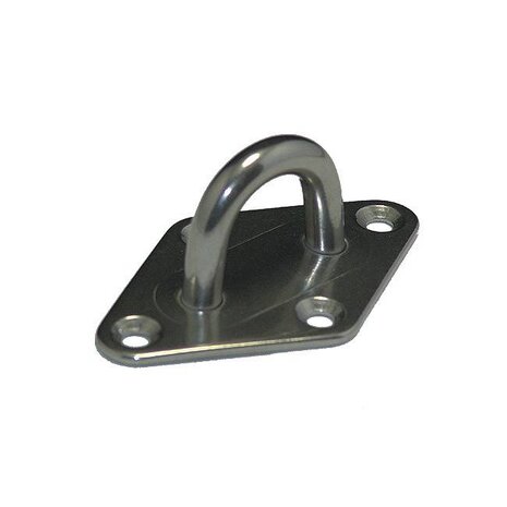 Nesling Plaat met oog RVS Nesling Plaat met oog RVS