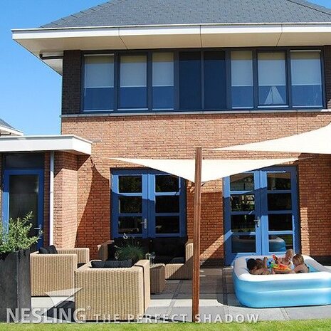 Nesling Coolfit 3.6 x 3.6 x 3.6 m zwart schaduwdoek