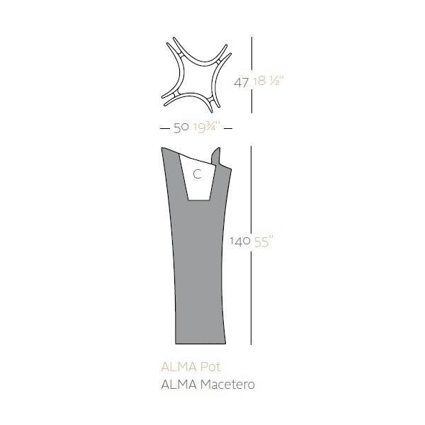 Vondom ALMA plantenbak