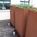 Andes cortenstaal 140x140x40 cm plantenbak Andes cortenstaal 140x140x40 cm plantenbak
