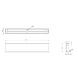 Keerwand cortenstaal 100 x 20 cm recht Keerwand cortenstaal 100 x 20 cm recht