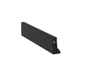 Keerwand aluminium 100 x 20 cm recht Keerwand aluminium 100 x 20 cm recht