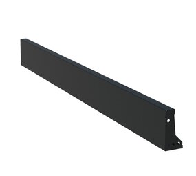 Keerwand aluminium 200 x 20 cm recht Keerwand aluminium 200 x 20 cm recht