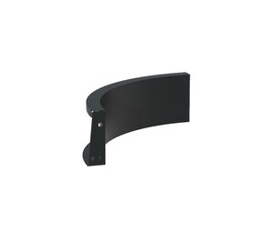 Keerwand aluminium 50  x 20 cm binnenbocht Keerwand aluminium 50  x 20 cm binnenbocht