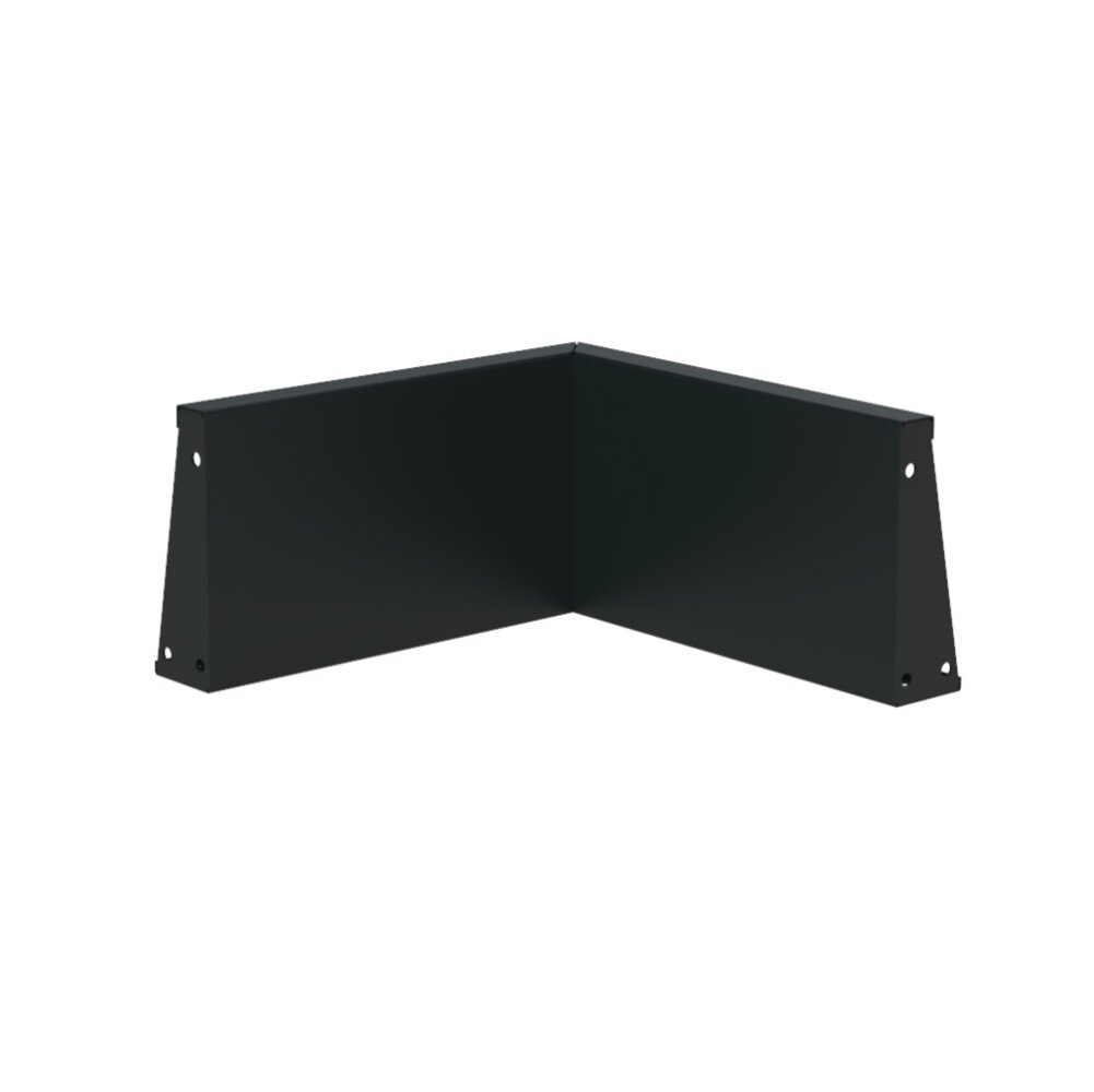 Keerwand aluminium 50 x 50 x 30 cm binnenhoek Keerwand aluminium 50 x 50 x 30 cm binnenhoek