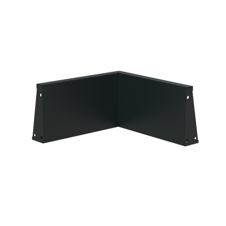 Keerwand aluminium 50 x 50 x 30 cm binnenhoek Keerwand aluminium 50 x 50 x 30 cm binnenhoek