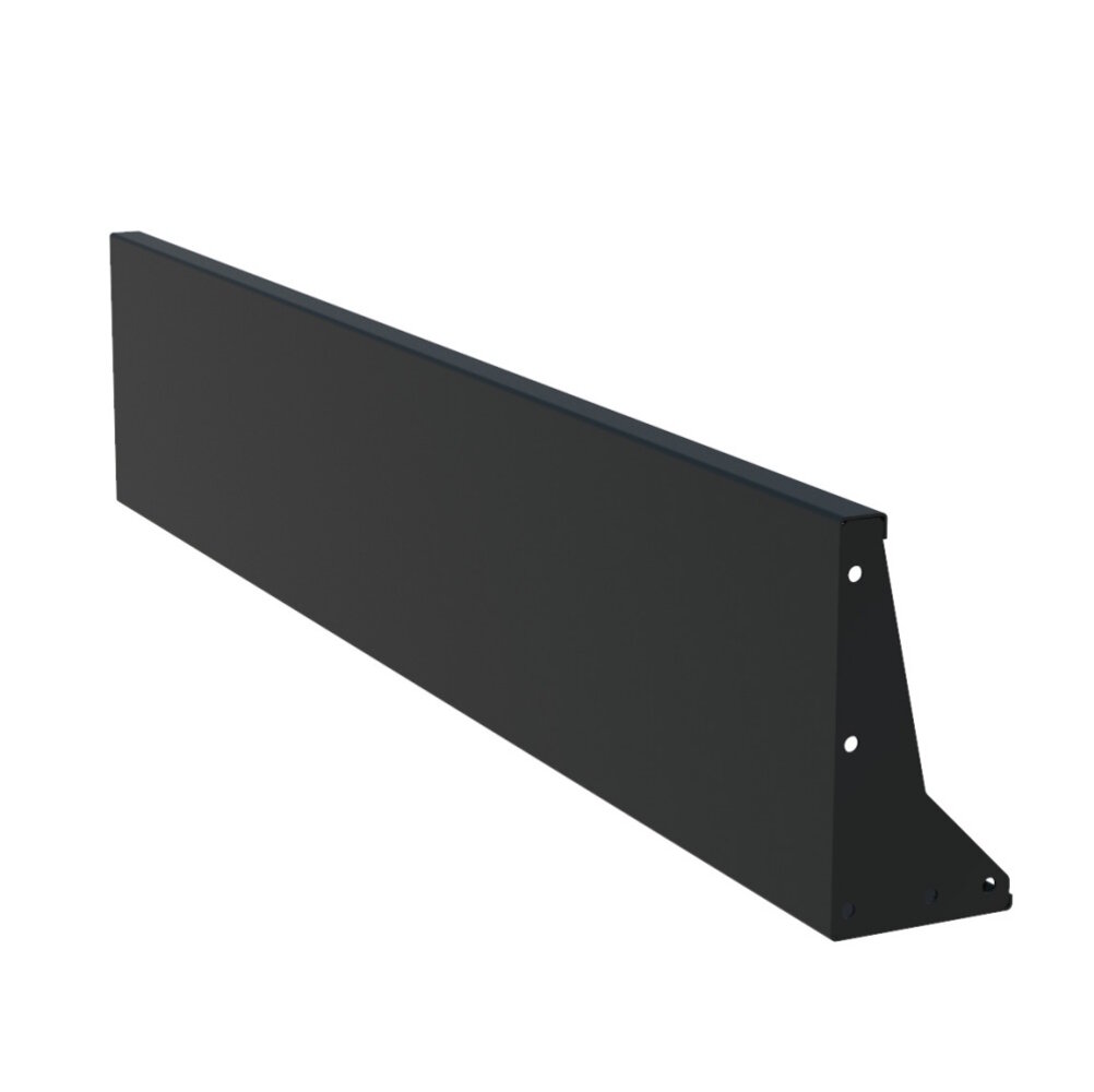 Keerwand aluminium 200 x 40 cm recht Keerwand aluminium 200 x 40 cm recht