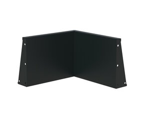 Keerwand aluminium 50 x 50 x 40 cm binnenhoek Keerwand aluminium 50 x 50 x 40 cm binnenhoek