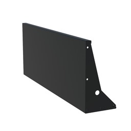 Keerwand aluminium 150 x 60 cm recht