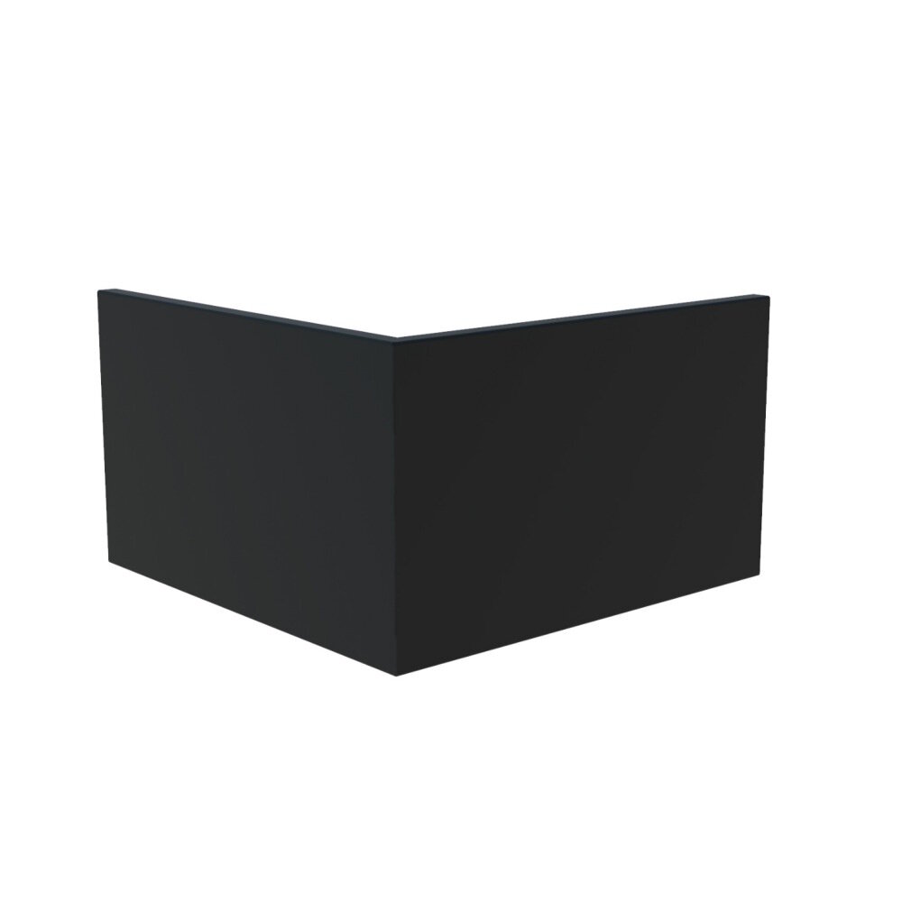 Keerwand aluminium 100 x 100 x 60 cm buitenhoek Keerwand aluminium 100 x 100 x 60 cm buitenhoek