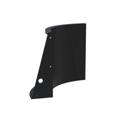 Keerwand aluminium 50 x 60 cm binnenbocht