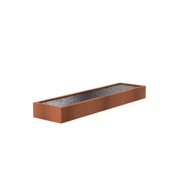 Vijver cortenstaal 400 x 100 x 40 cm