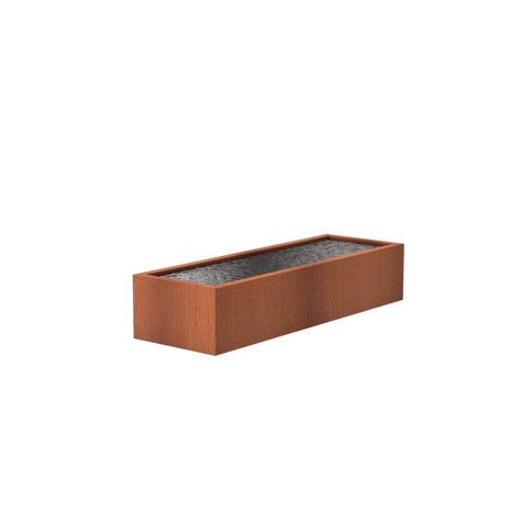 Vijver cortenstaal 300 x 100 x 60 cm Vijver cortenstaal 300 x 100 x 60 cm