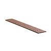 ECO-oh Ecolat BRUIN recht 14 cm x 10 mm, lengte 2 m.