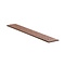 ECO-oh Ecolat BRUIN recht 14 cm x 10 mm, lengte 2 m.