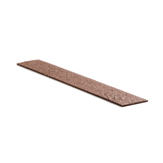 ECO-oh Ecolat BRUIN recht 14 cm x 10 mm, lengte 2 m.