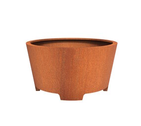 CADO cortenstaal 150x80 cm bloempot met poten CADO cortenstaal 150x80 cm bloempot met poten