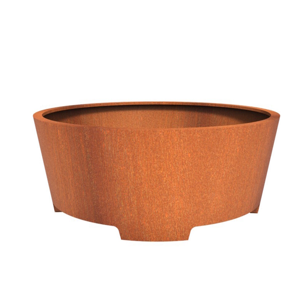 CADO cortenstaal 200x80 cm bloempot met poten CADO cortenstaal 200x80 cm bloempot met poten