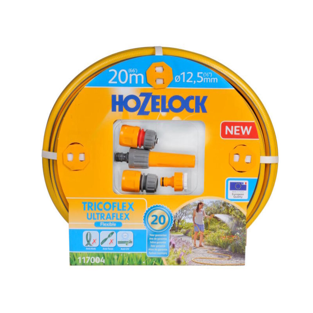 Hozelock Tricoflex Ultraflex slang Ø 12,5 mm 20m, startset Hozelock Tricoflex Ultraflex slang Ø 12,5 mm 20m, startset