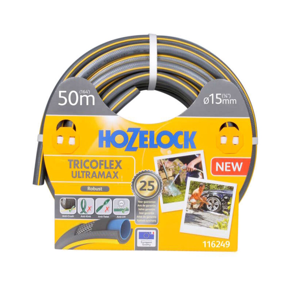 Hozelock Tricoflex Ultramax slang Ø 15 mm 50 meter Hozelock Tricoflex Ultramax slang Ø 15 mm 50 meter