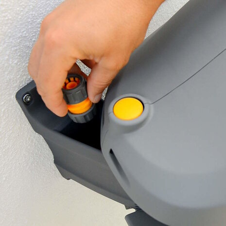 Hozelock Flowmax Auto Reel 30 m zelfoprollende muurhaspel Hozelock Flowmax Auto Reel 30 m zelfoprollende muurhaspel