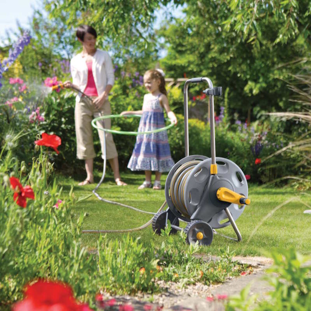 Hozelock 60 m slangenwagen Plus + 30 m. slang