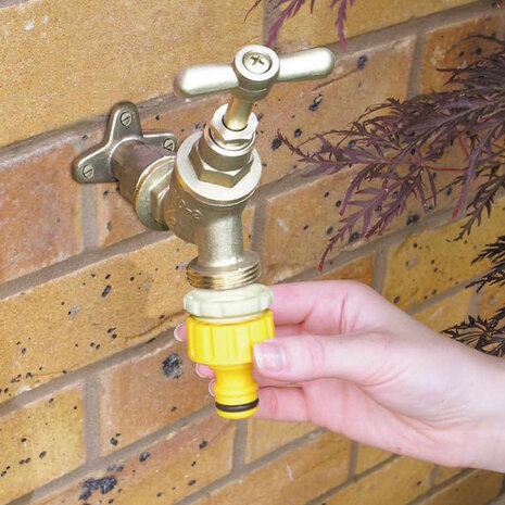 Hozelock Kraanstuk 3/4'' met verloopring naar 1/2'' Hozelock Kraanstuk 3/4'' met verloopring naar 1/2''