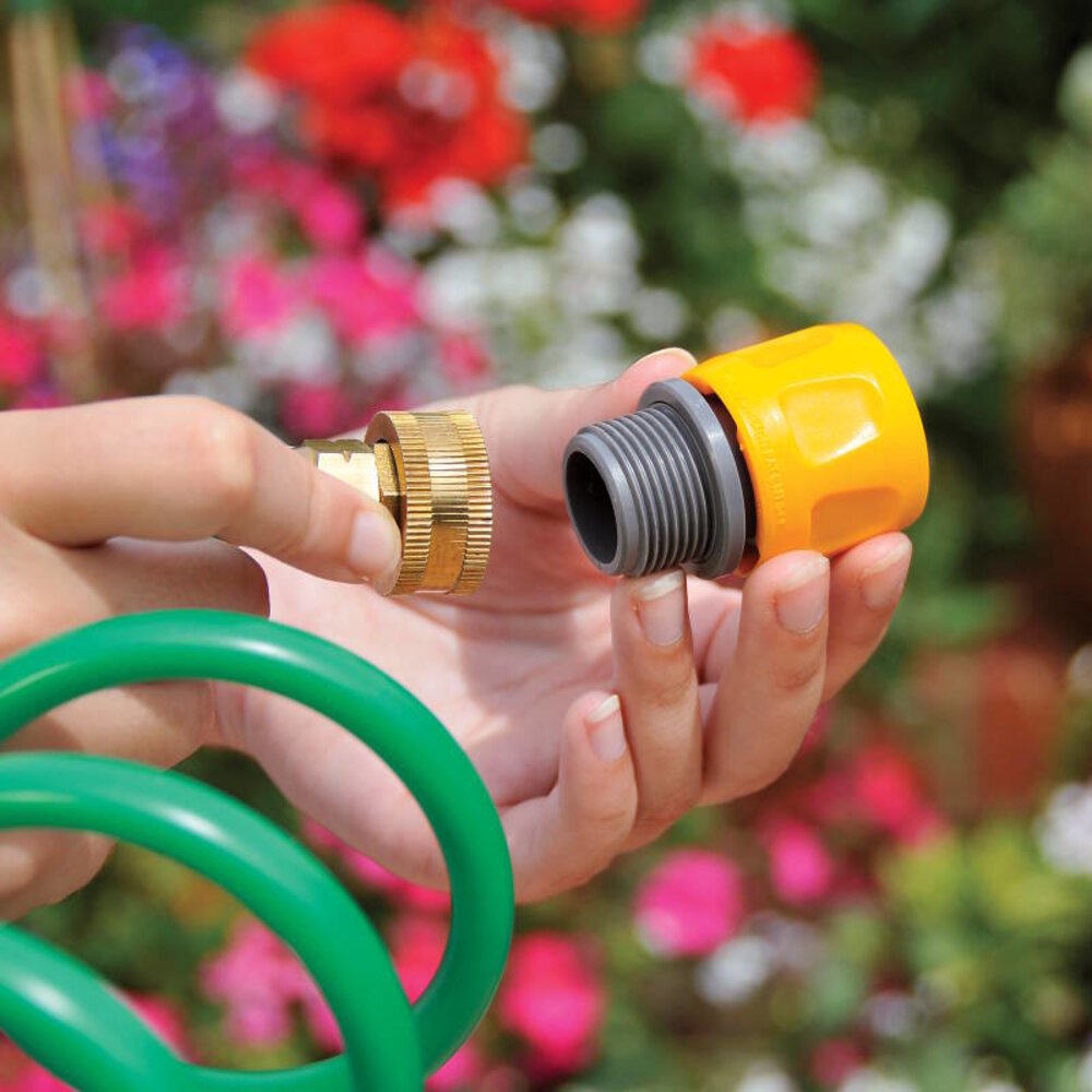 Hozelock Adapter voor platte slang & spiraalslang
