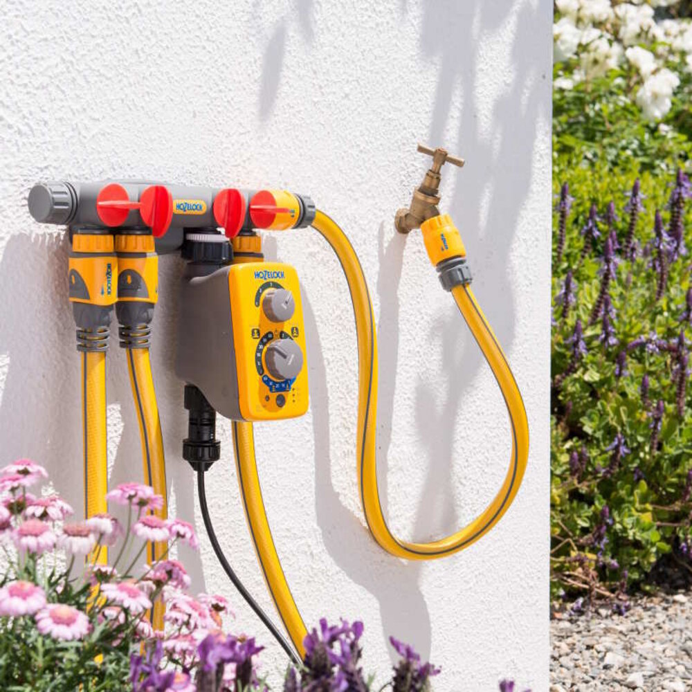 Hozelock 4-weg verdeler Hozelock 4-weg verdeler