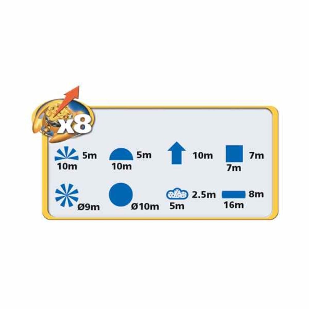 Hozelock Multisproeier PLUS op slede Hozelock Multisproeier PLUS op slede