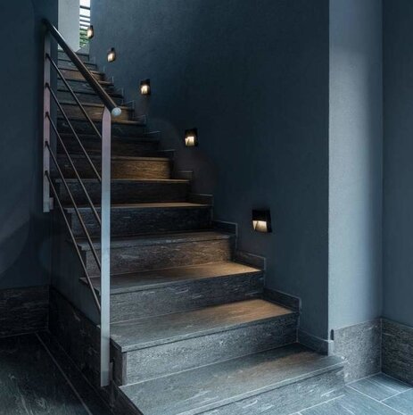 SLV Downunder OUT LED vierkant wandlamp SLV Downunder OUT LED vierkant wandlamp